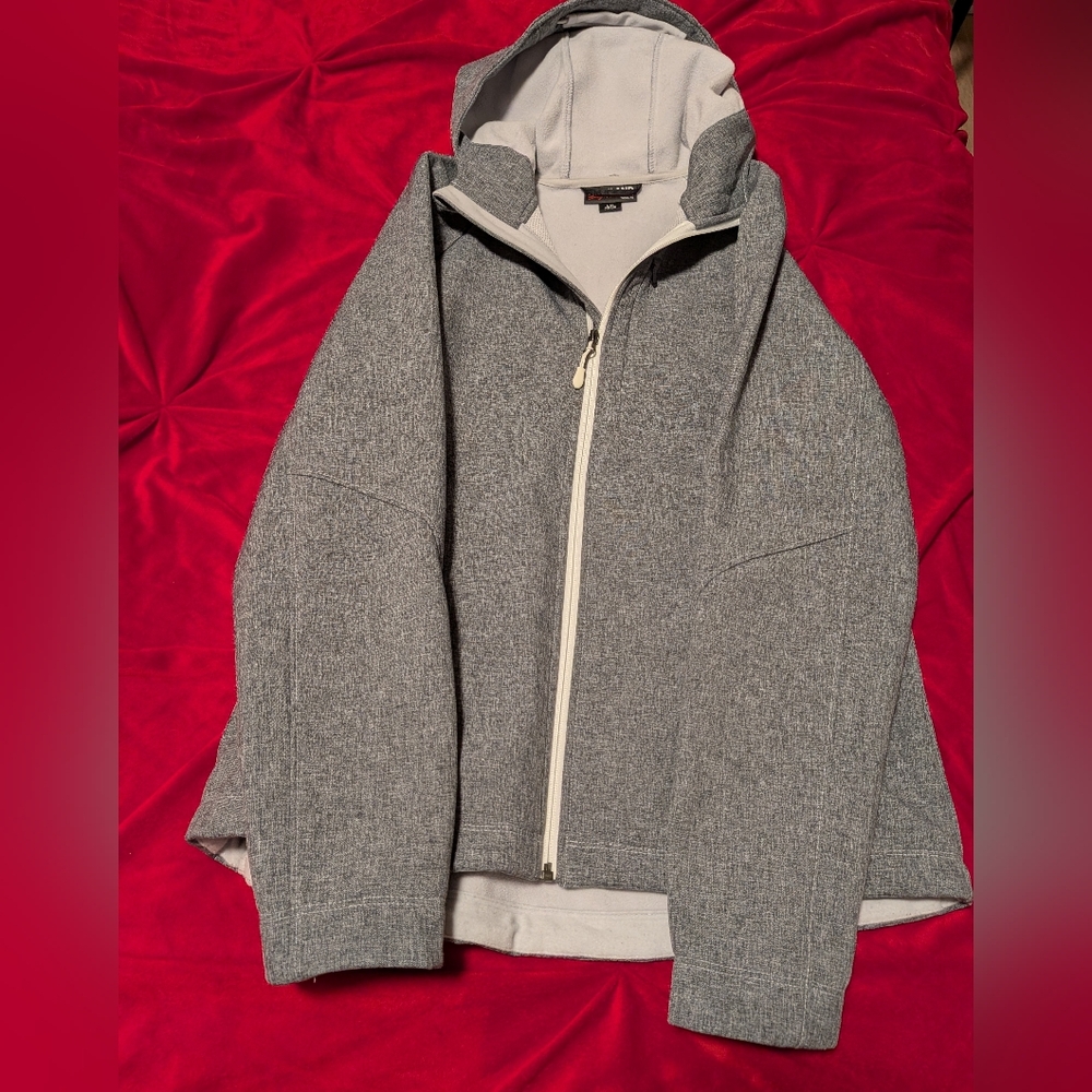 Kirkland Signature Gray Full-Zip Utility Softshell Jacket